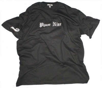 gothic phase nine Black short sleeve t-shirt